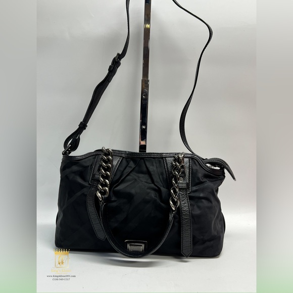 BURBERRY TORBITT GUNMETAL CROSSBODY CHAIN BAG - Picture 2 of 13